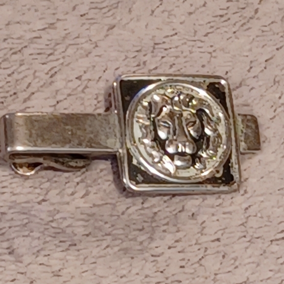 Vintage swank tie clip lions head - Picture 3 of 5